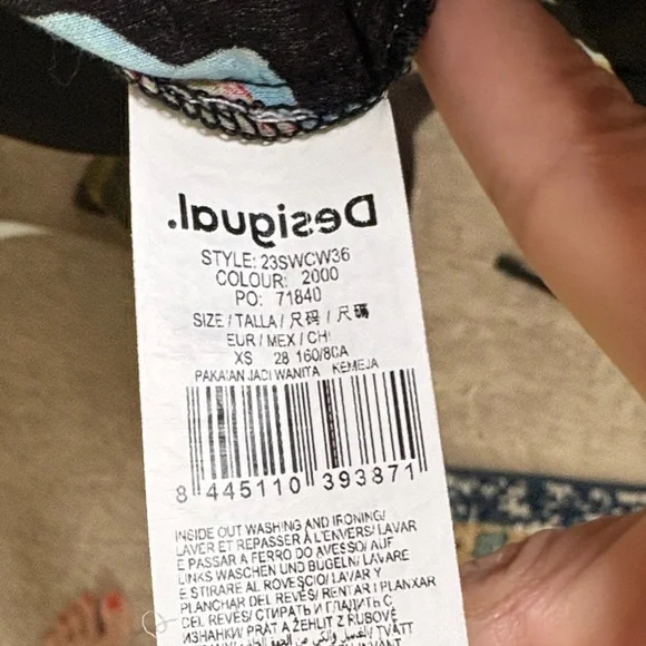 DESIGUAL Floral Button-Up Shirt - Picture 9 of 9